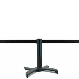 Mini stapelbare afzetpaal zwart, band 3m - MAX MINI