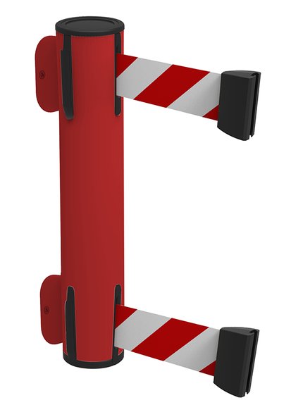 Dubbele wandcassette, rood - WALL DUAL
