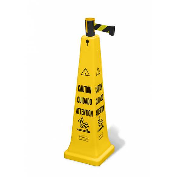 Cône "Sol glissant" + enrouleur - KIT complet - SAFETY CONE Cône "Sol glissant" + enrouleur - KIT complet - SAFETY CONE