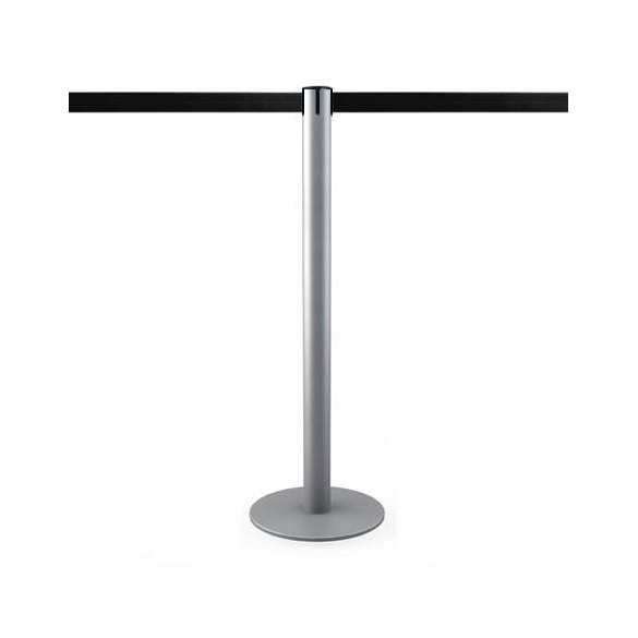 Poteau à sangle 2m (argenté) - ECO Poteau à sangle 2m (argenté) - ECO