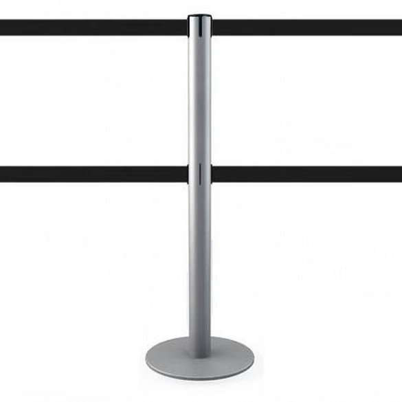Pfosten mit 3m doppelband (Silber) - MASTER DUAL
