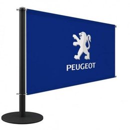 Uitbreidingsset voor zwarte "Café" barrière (1m50) - BANNER
