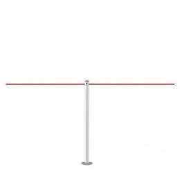 Mini barrière de protection à fixer (argenté) - LINE MINI FIX