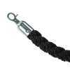 Gedraaid touw, zwarte kleur (150cm)
