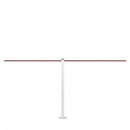 Colonnina cordone fissa 45 cm (Bianco) - LINE MINI FIX