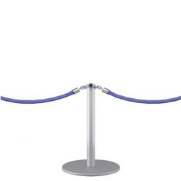 Kleiner Kordelpfosten Silber 
