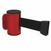 Wandcassette rood met uittrekbaar afzetlint 3,2m Wandcassette rood met uittrekbaar afzetlint 3,2m