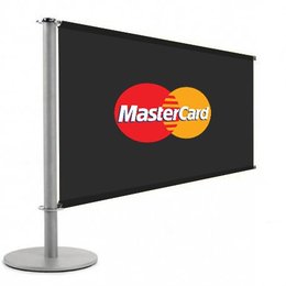 Uitbreidingsset voor zilveren café-afzetting (1m50) - BANNER