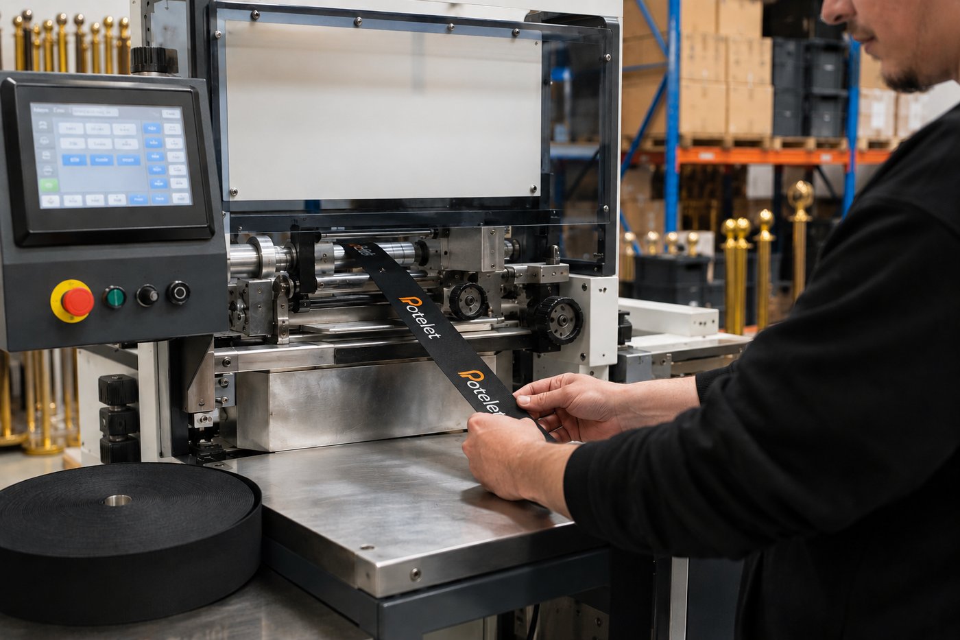 Atelier Potelet® — marquage de sangle personnalisée