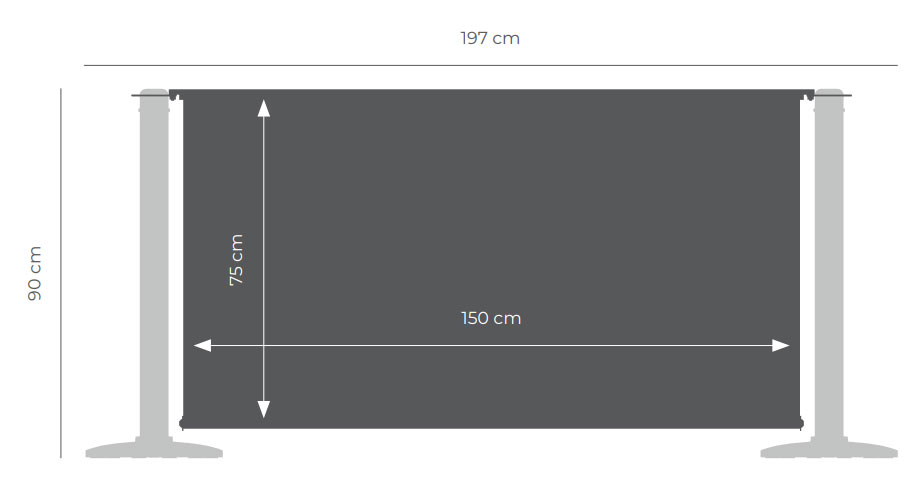 Dimensions de la barrière