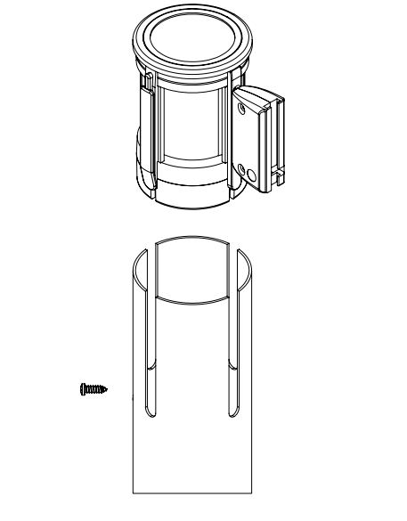 Installation boitier à sangle