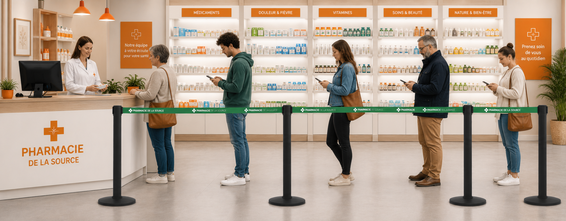Pharmacie : comment fluidifier l'attente des patients ?