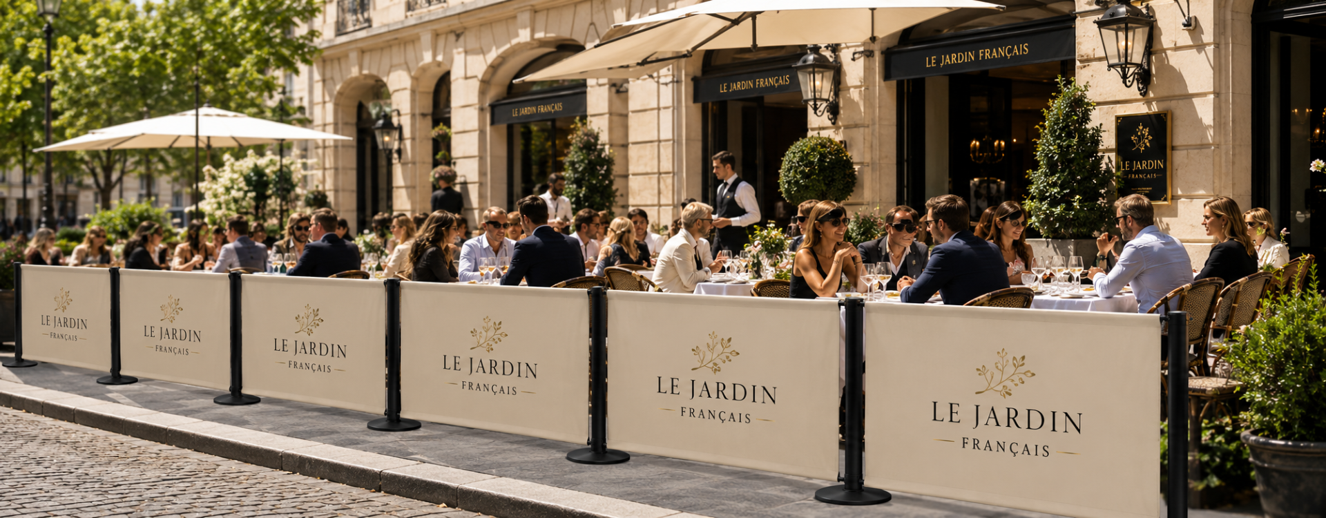 Aménagement terrasse café : l'impact des bannières sur l'affluence