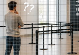 Hoeveel afzetpalen voor een wachtrij?