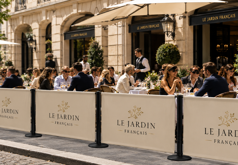 Aménagement terrasse café : l'impact des bannières sur l'affluence