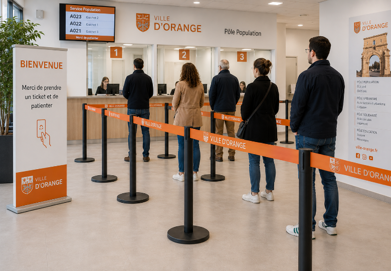 Optimiser l'accueil et la file d'attente en mairie ou préfecture
