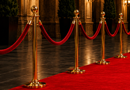 Poteau à corde velvet rope : finitions, cordons et associations prestige